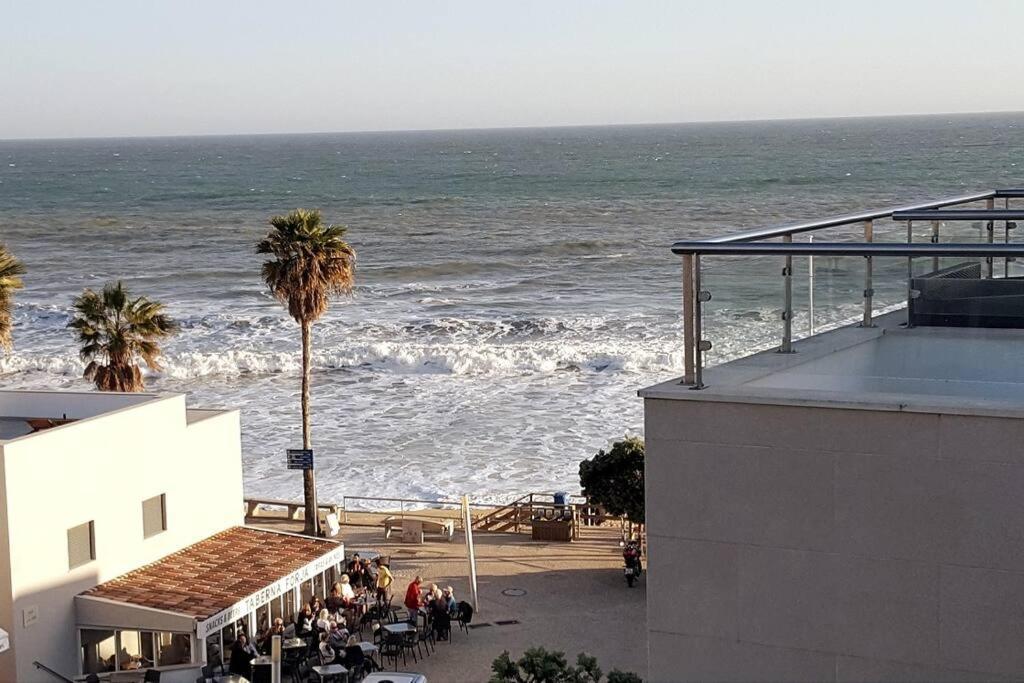 Magnifique Duplex Avec Piscine En Bord De Mer Apartment Olhos de Agua  Bagian luar foto